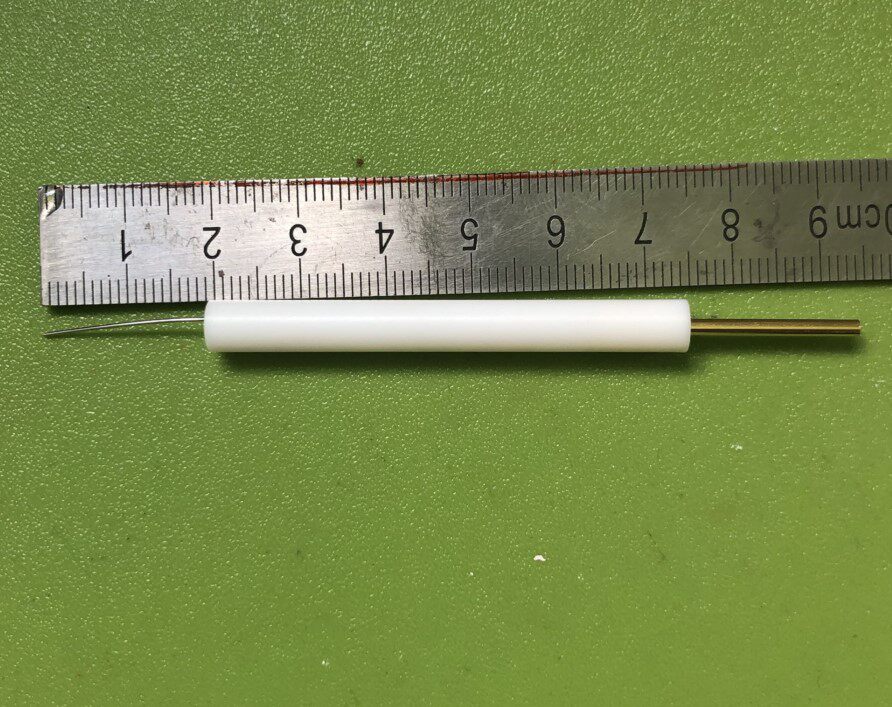 0.5*20mm铂丝电极  铂电极 PT电极  四氟长55mm， 铂丝露出20mm