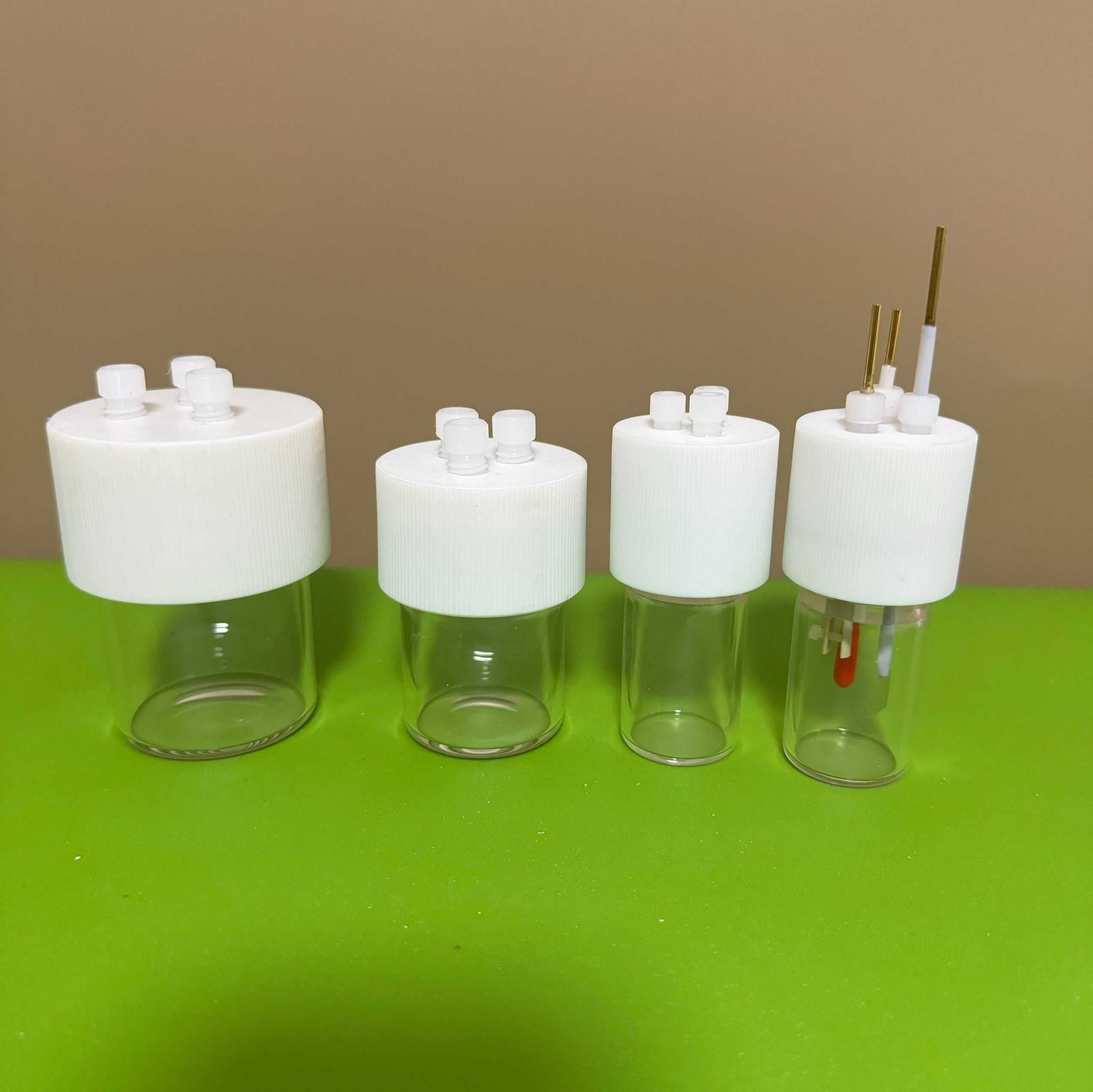 C001微量玻璃密封电解槽 10ml 25ml  50ml 外螺纹电化学反应池