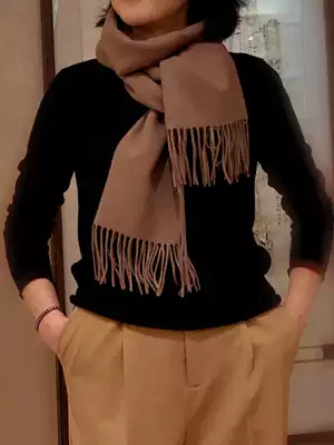 I am Capricorn classic cashmere scarf female spring and autumn thin celebrity temperament long scarf Joker female shawl spot