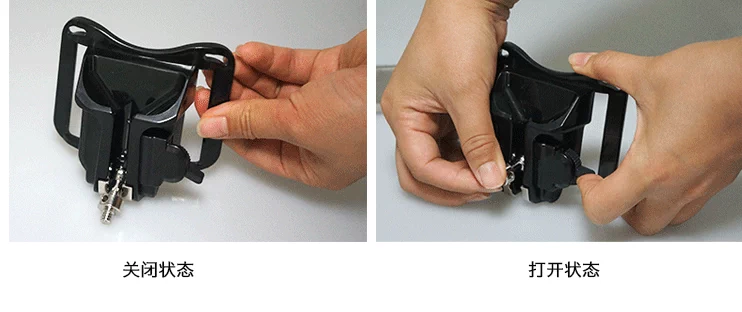 SLR camera vi khóa thắt lưng eo đơn treo tay súng nhanh phụ kiện nhiếp ảnh Ảnh chụp Mặt dây đeo vai eo treo khóa eo treo - Phụ kiện máy ảnh DSLR / đơn