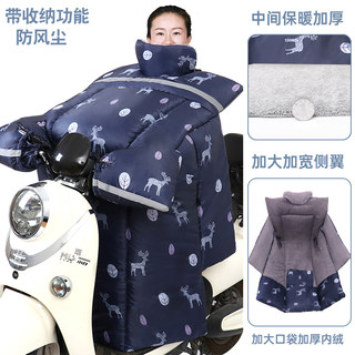 Electric car windshield is thickened by winter