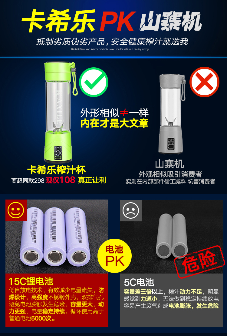 máy xay omniblend Máy ép trái cây gia dụng nhỏ trái cây điện nhỏ cốc nước ép sinh viên có thể sạc lại máy chiên nước trái cây máy xay sinh tố tefal