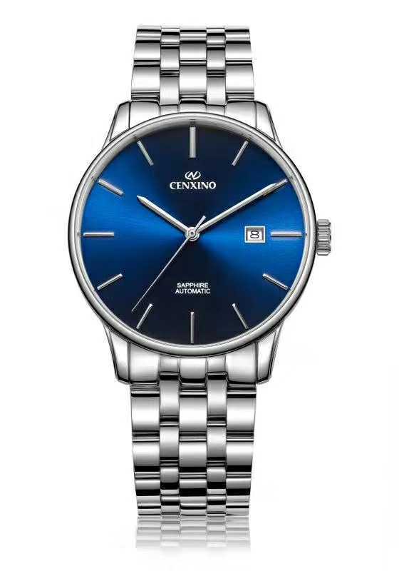 Cenxino Fashionable and Simple Fully Automatic Mechanical Steel Belt Leather Strap Waterproof Men's Watch G8085 Cenxino Fashionable and Simple Fully Automatic Mechanical Steel Belt Leather Strap Waterproof Men's Watch G8085