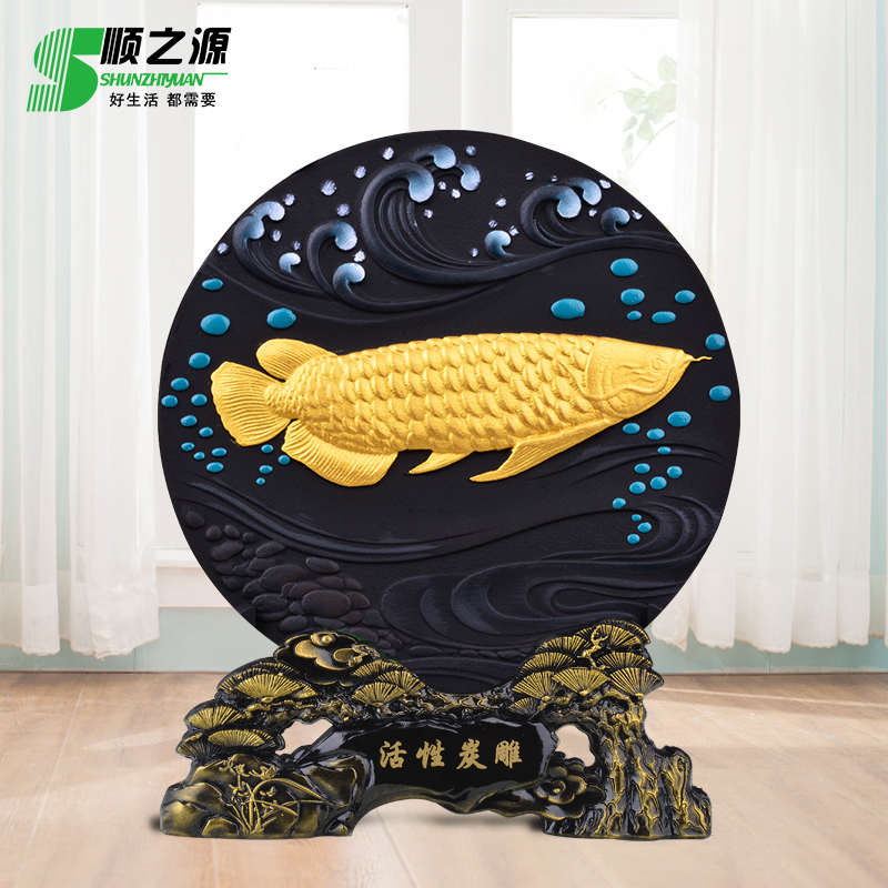 In addition to formaldehyde Home Decorative Products Active Carbon Sculpture Creative Furnishing Gift Modern Wine Cabinet Room TV Cabinet Small Pendulum