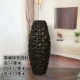 Mây sắt giả gỗ bình gốm phòng khách hoa khô cắm hoa sàn lớn bình hoa trang trí nhà trang trí hoa - Vase / Bồn hoa & Kệ