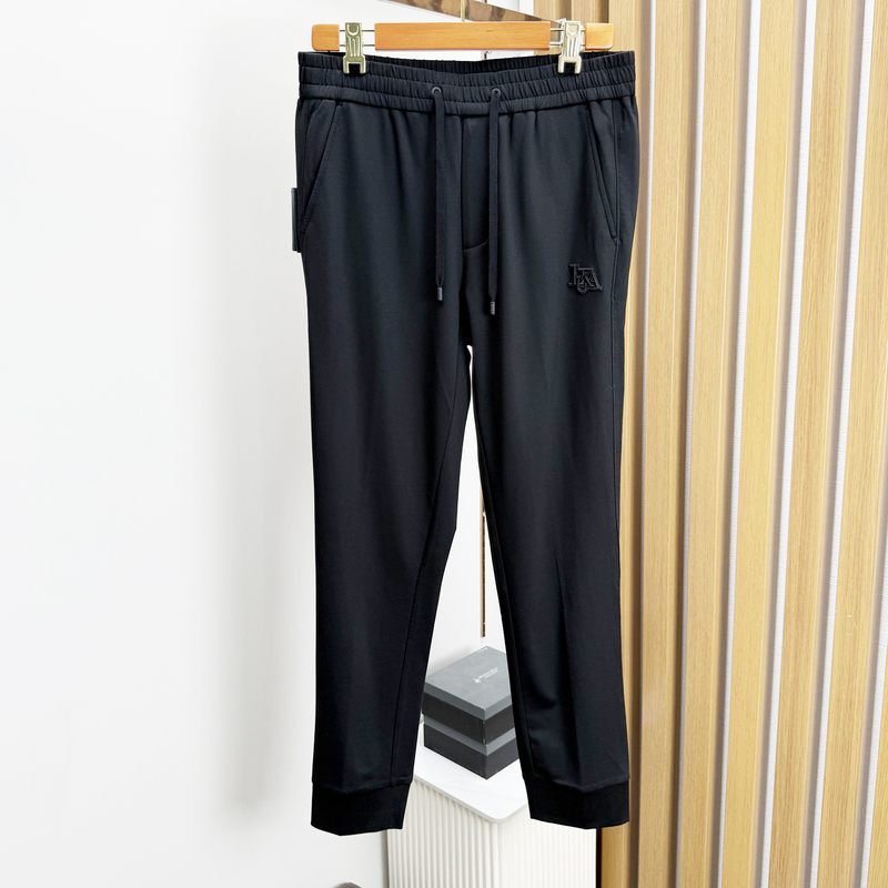 Lukadilong Men's Clothing Summer Lightweight Stretch Skin-Friendly Comfortable Men's Sports Jogging Pants Casual Long Pants with Cuffed Legs