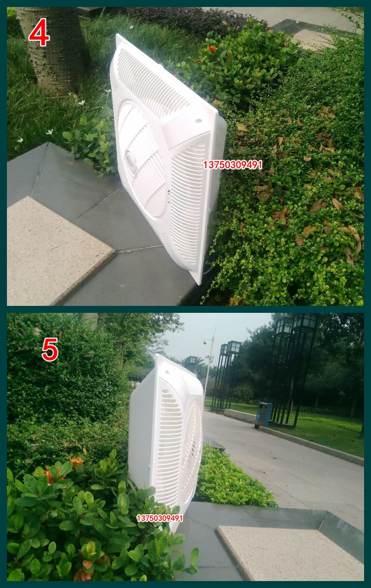 Quạt trần điều khiển từ xa quạt trần nhúng Quạt trần 600X600 tích hợp quạt trần quạt hút bụi