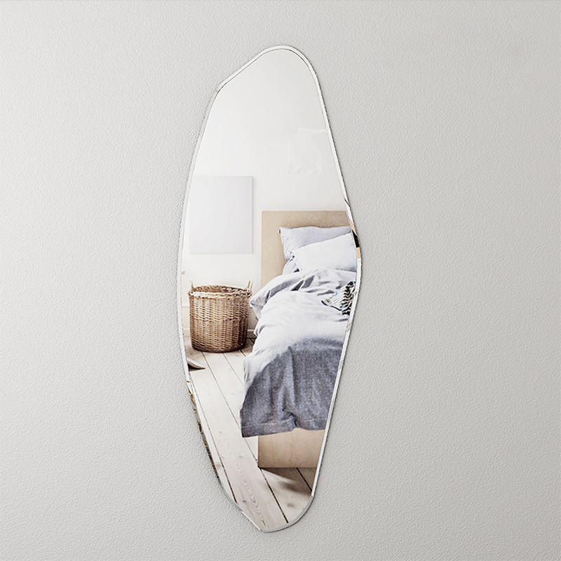 Nordic special-shaped dressing mirror, luxury mirror, irregular mirror, full-body mirror, special-shaped clothing store fitting mirror, wall-mounted simple mirror 