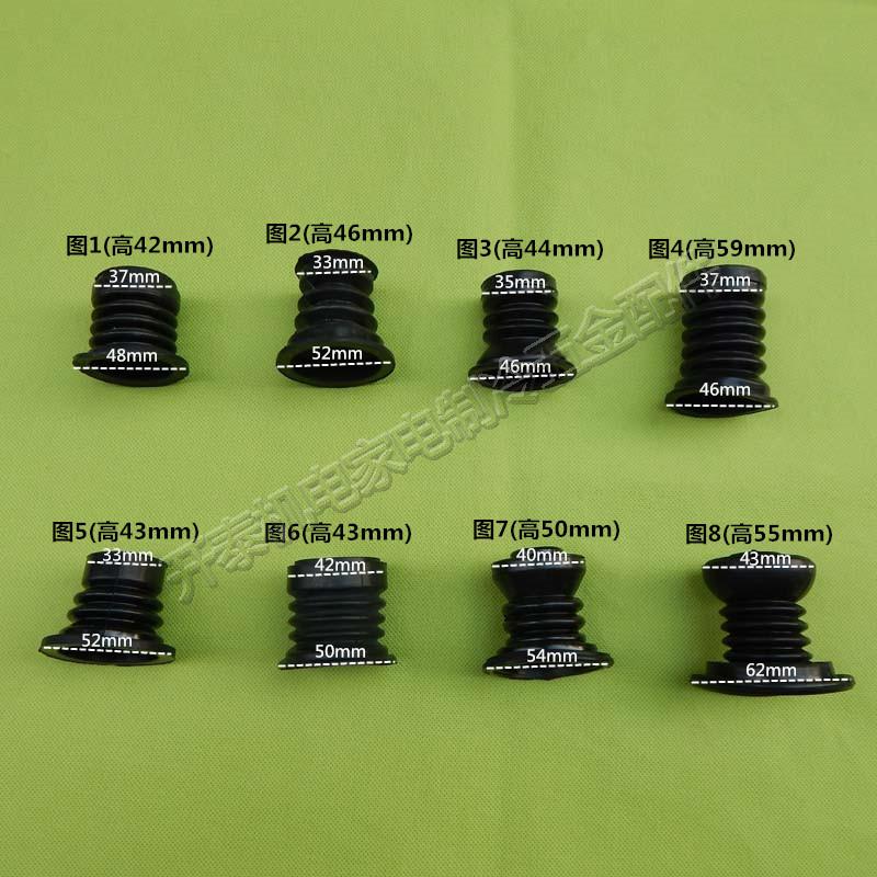 Universal semi-automatic full automatic washing machine drain leather bowl rubber drain valve core sealing ring black water blocked water seal