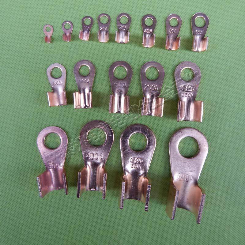 Motor wiring ear copper opening wire ear press wire copper terminal block OT copper terminal block