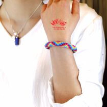 (Lotus)Jokhang Temple Tibet Ajia hand-woven nine-eyed immortal Vajra thickened bracelet