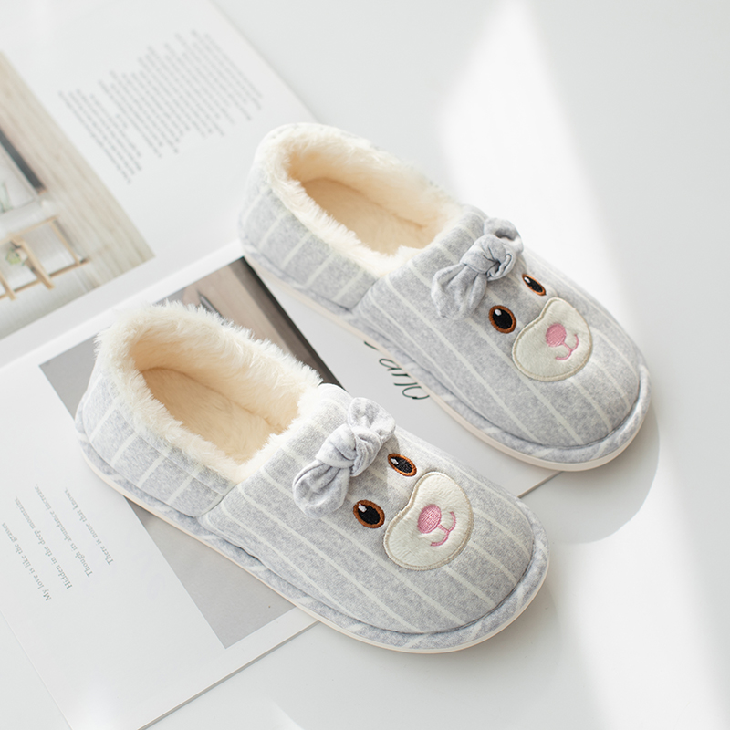 Moon shoes autumn cute bag with pregnant women's shoes Spring and autumn thick bottom wear non-slip maternal postpartum slippers Autumn and winter
