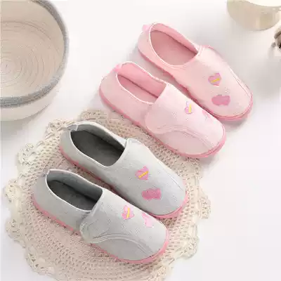 Moon shoes summer thin spring and autumn thick-soled maternal slippers winter indoor soft bottom large size postpartum confinement shoes