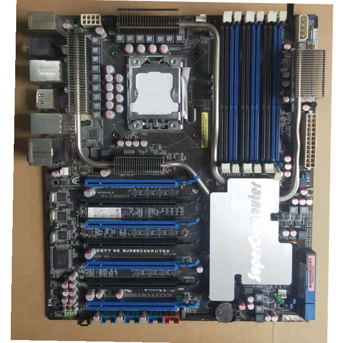 ASUS P6T7 SuperComputer X58 motherboard 1366-pin 7 PCI-E slots