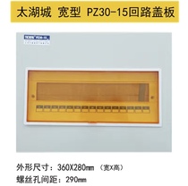 Taihu City luxury PZ30-15 circuit distribution box iron panel and plastic cover household lighting box panel