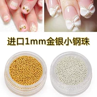 Украшение для ногтей, золото и серебро, не выцветает, 1mm