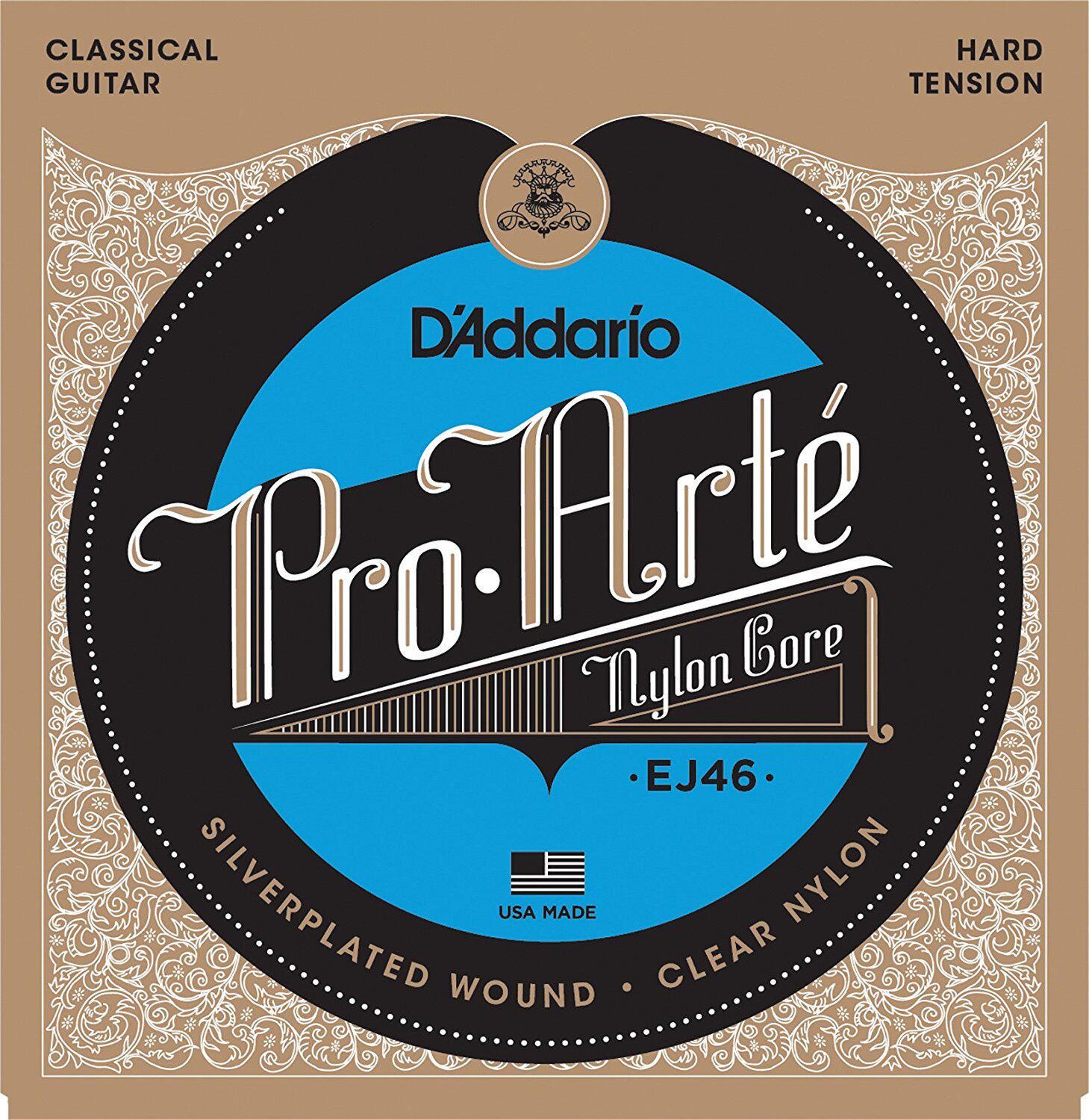 Deep Instruments D'Addario EJ46 Medium and High Tension Classical Guitar Strings Boxed