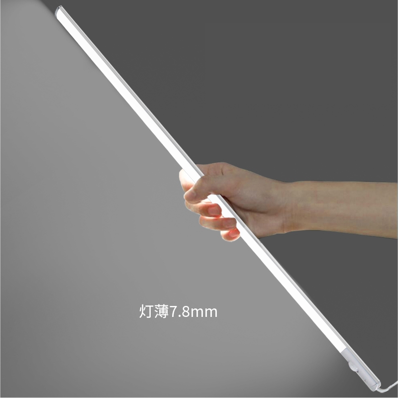 Door open light stepless dimming wardrobe cloakroom intelligent ultra-thin LED hand sweep infrared touch human body sensor light