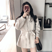 Large size womens clothing small short 2020 new early autumn and winter wool coat cashmere coat thickened