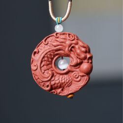 전통 중국 의학 향기 브랜드 펜던트 무형 문화 유산 고대 방법 자연 향수 브랜드 꽃 수술 물고기 회전 용 자동차 펜던트