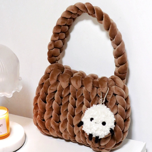 Плетеная сумка, подушка, клубок пряжи, «сделай сам», 2см