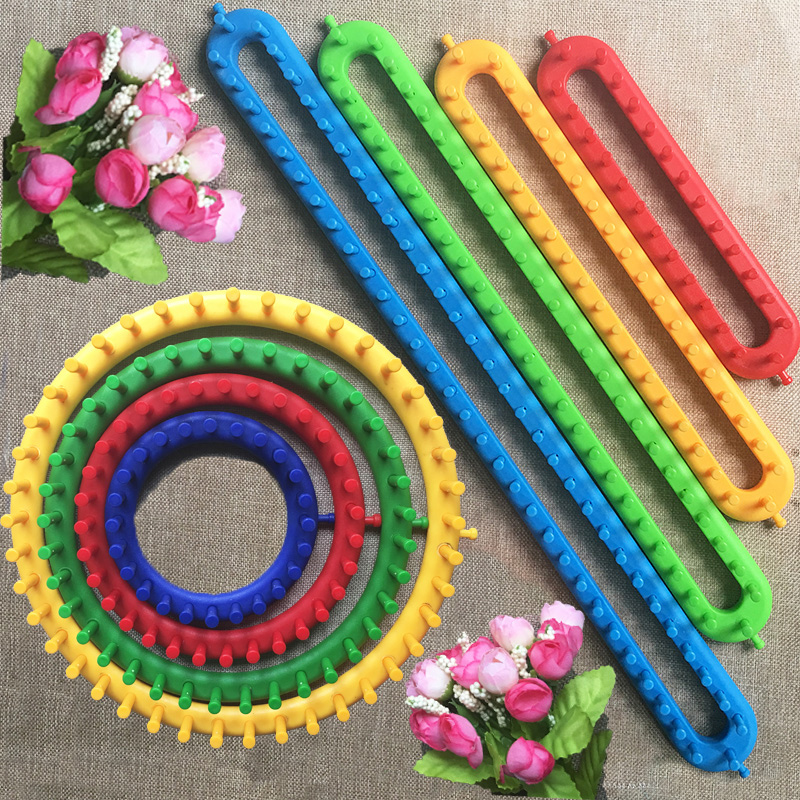 Knitters Scarf tool knitting machine long circular knitting device sweater wool knitting tool to send tutorial
