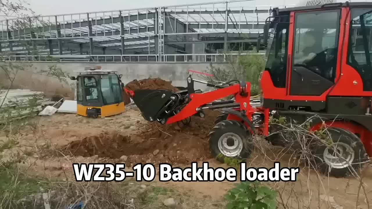 Mini Tractor Backhoe Towable New Backhoe Excavator Loader Backhoe