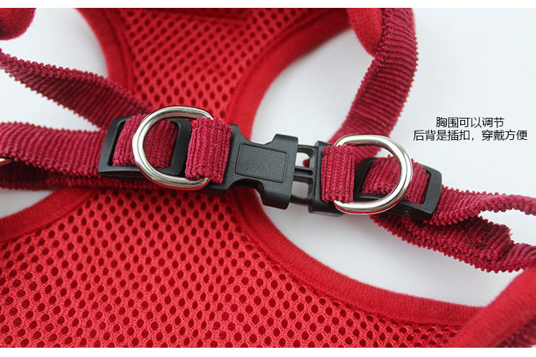 Chó xích chó nhỏ và trung bình Teddy VIP Bomei chó xích áo dây đeo ngực hơn gấu chó xích mèo - Cat / Dog hàng ngày Neccessities 	khay đựng thức ăn cho mèo	