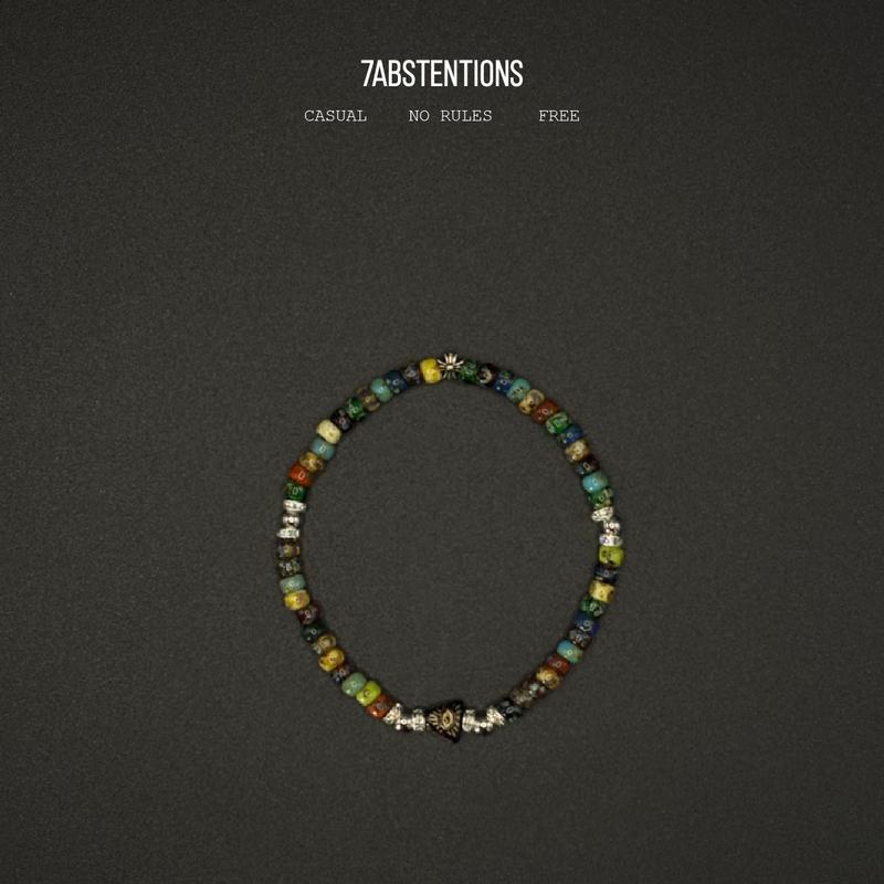 7Ab Original Niche Vintage Bracelet All-Seeing Eye 925 Silver Retro Trendy Unisex Bracelet