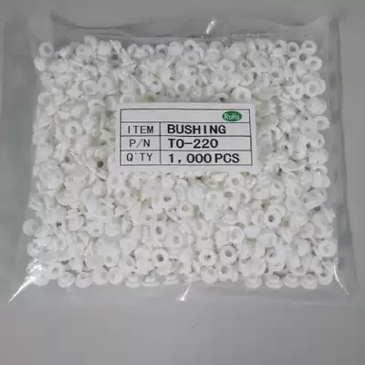 Insulation particles TO-220 Insulation cap Insulation ring washer Suitable for M3 screws 1000 rubber coated particles White