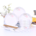 Nhà đặc biệt miễn phí kết hợp bộ đồ ăn bằng gốm sứ bát cơm bát súp nồi mì bát đĩa kết hợp lò vi sóng dĩa trắng Đồ ăn tối
