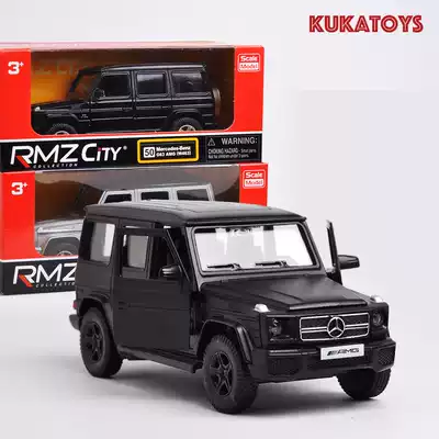 Genuine Benz G63 off-road vehicle Yufeng simulation alloy back force car model children's toys open decoration