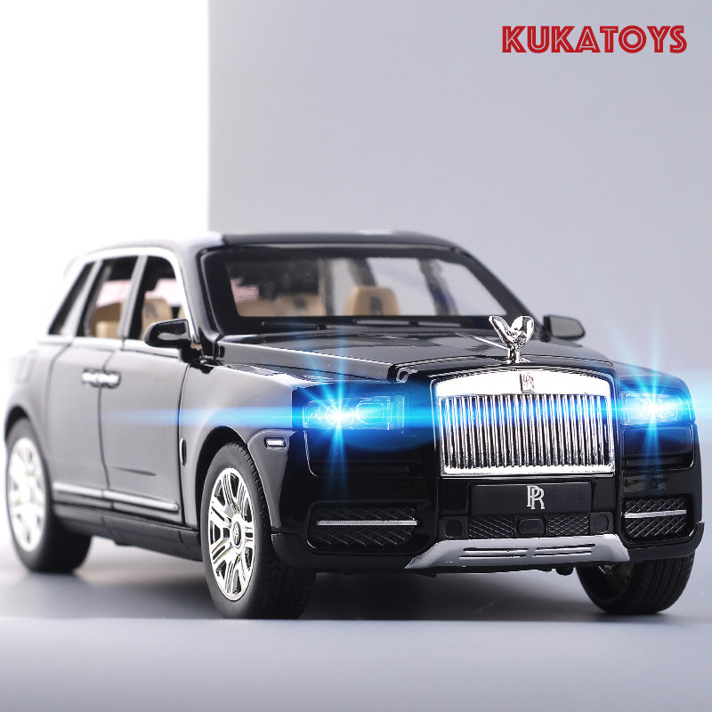 Large simulation alloy 1:24 car model Rolls-Royce Cullinan decoration gift children's toy off-road vehicle