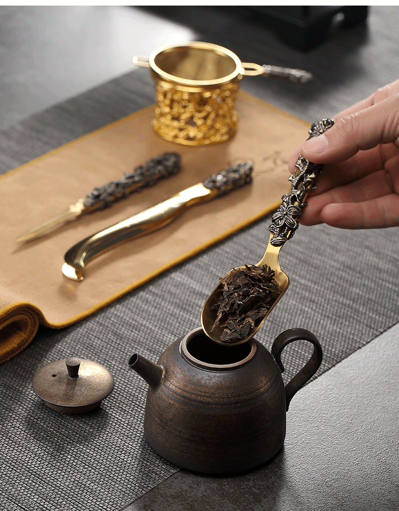 Morning tea set kung fu tea accessories knives ChaGa tea tea shovel) tea accessories