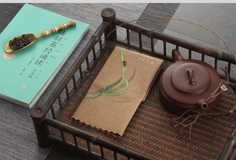 Morning high pure cotton zen tea towel cloth cloth kung fu tea tea water with towel gift boxes table, tea table