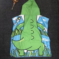 Riding the wind and waves swimming hot spring bathing partner super absorbent towel childrens cloak cloak towel hooded