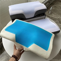 Offline 199 factory clearance granular massage blue crystal ergonomic slow rebound comfortable memory pillow