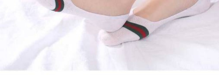 Ba đôi ong nhỏ thêu ba thanh cotton thoải mái vớ thuyền thoáng khí giản dị vô hình nam vớ nữ vớ đôi vớ - Bít tất nữ vớ đẹp giá rẻ