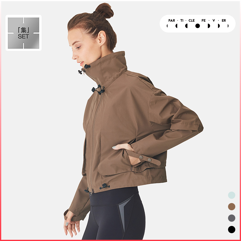 (Zhou Xun He surian Tongan) Particle mania PF KK jacket Female sports jacket loose anti-splash jacket