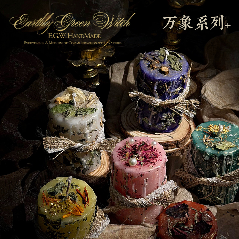 *Everything New Series* Newly Upgraded++ Original Handmade Scented Candle Pillar Candle Wishing Candle