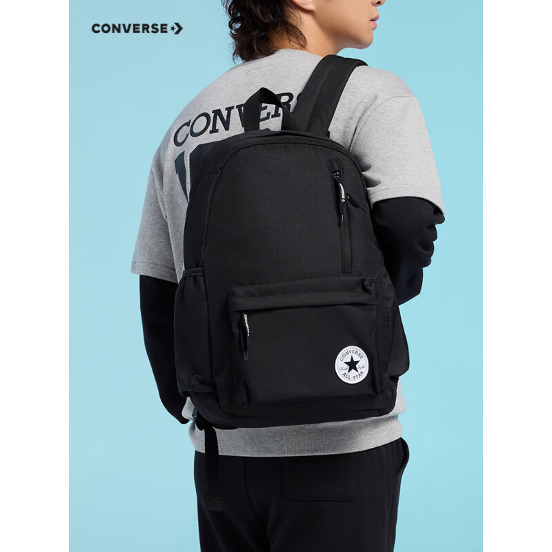 Converse Converse School Bag Student Backpack New Style Youth Large Capacity Lightweight Commuter Backpack