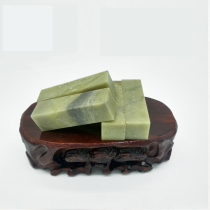 Qingtian Stone Practice Chapter material 3X10CM seal engraving lettering stone calligraphy Tibetan book Calligraphy and stone idle chapter beginners