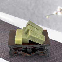 Qingtian Stone Practice Chapter material 1 5X4CM seal engraving lettering stone calligraphy Tibetan calligraphy and stone idle chapter beginners