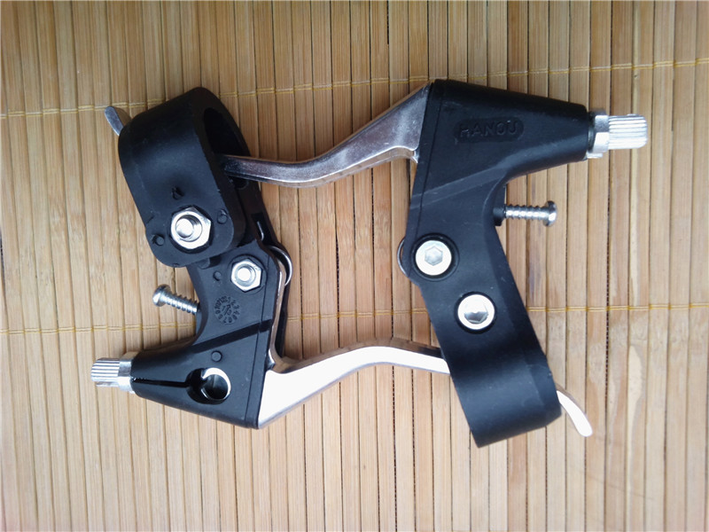 Mountain bike semi-aluminum hand brake brake handle Brake handle Children's highway dead speed brake handle Bicycle accessories