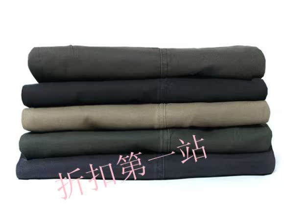 Quần tây nam quảng cáo quần âu nam trung niên lỏng lẻo cao eo đôi xếp li quần dài tất cả quần cotton XL quần áo mùa thu quần ống rộng nam