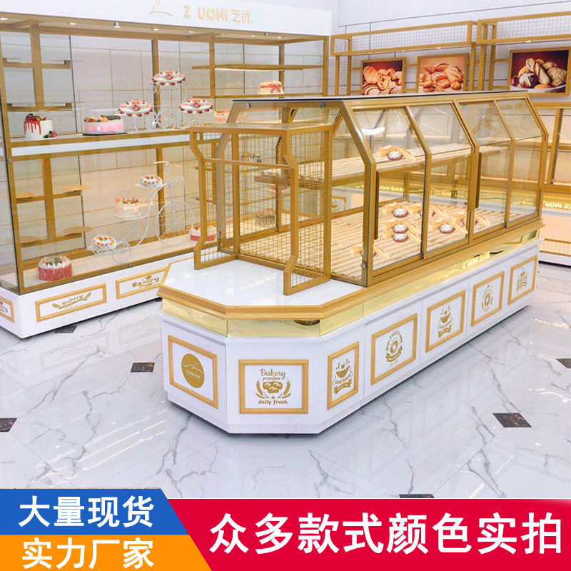 Bread Cabinet Bread Display Cabinet Middle Island Cabinet Spot Side Cabinet Egg Pastry Baking Show Shelf Pastry Model Cabinet