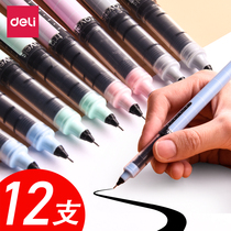 Able Total Needle Tube Straight Liquid Type Precious Pearl Walking Pearl Middle Sex Pen 0 5mm Black Signature Water-based Red Pen Carbon Black Pen