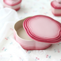 Export French simple gradient ceramic storage box desktop dormitory cosmetics jewelry storage snack storage jar