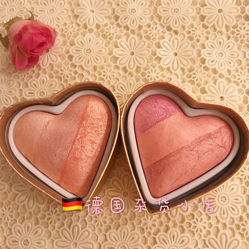 Spot Anh trang điểm Cách mạng cầu vồng hình trái tim nổi bật phấn má hồng kỳ lân bắt sáng