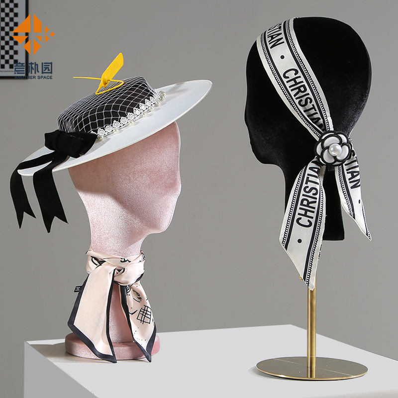 Italian Park Garden female model head stage jewelry ornaments hat display props wig bracket jewelry multi-functional fake model